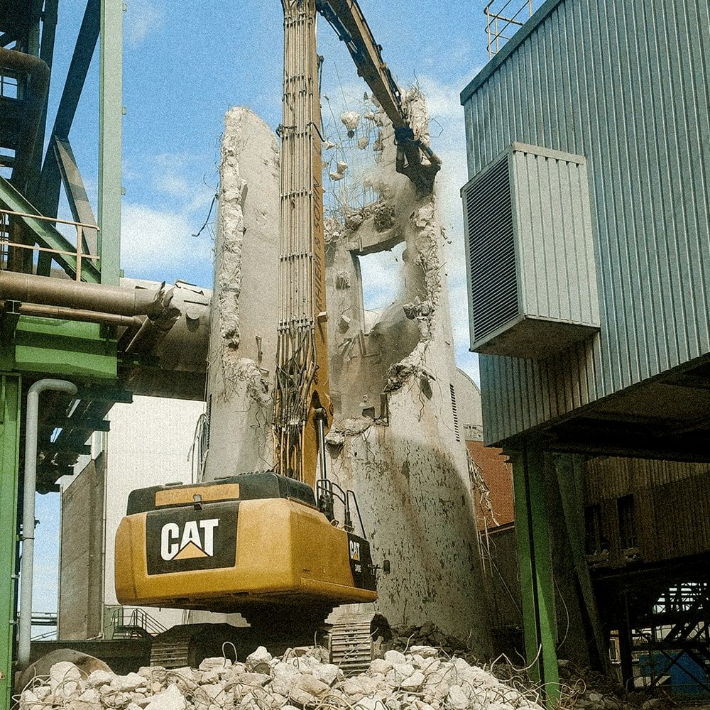 Rückbau von Kühlturm und Schaltanlage im Chemiepark Marl